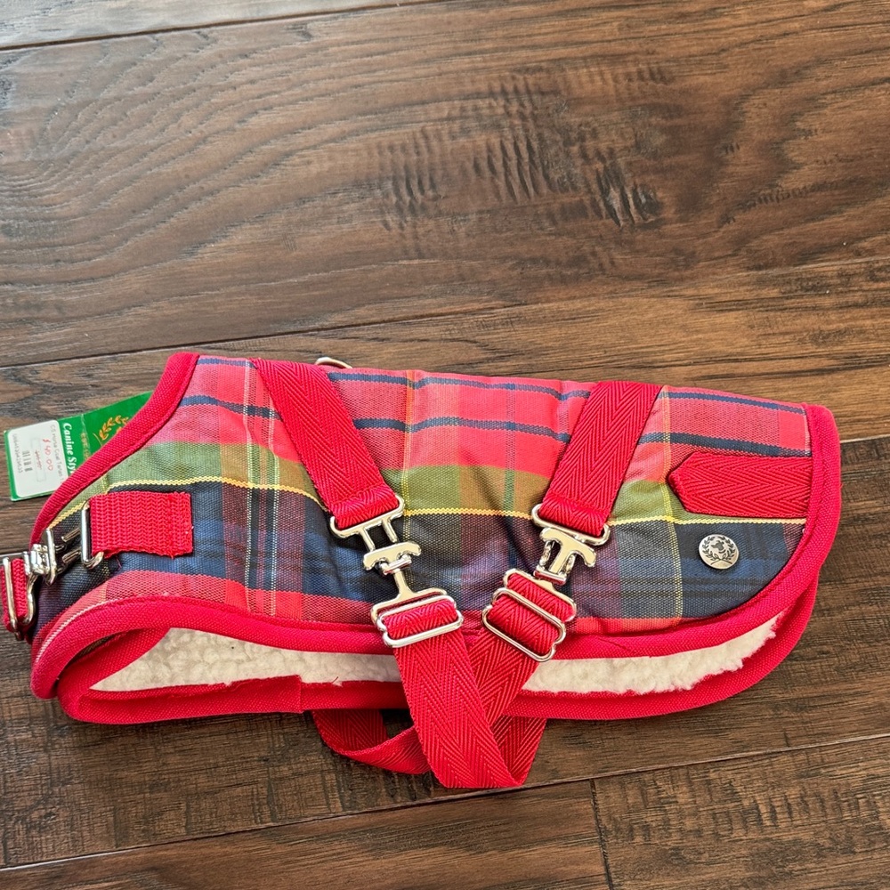 Not for sale. Plaid Dog Coat